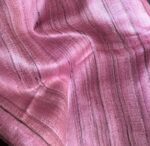 Dusty Pink Handwoven Tussar Silk Saree