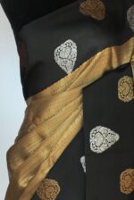 Gold Kora Silk Saree with Gold Zari Weaves