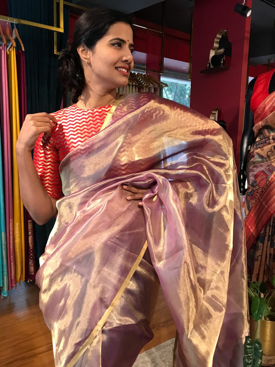 Tissue Silk Saree | Buy Tissue Sarees Online At Lowest Prices