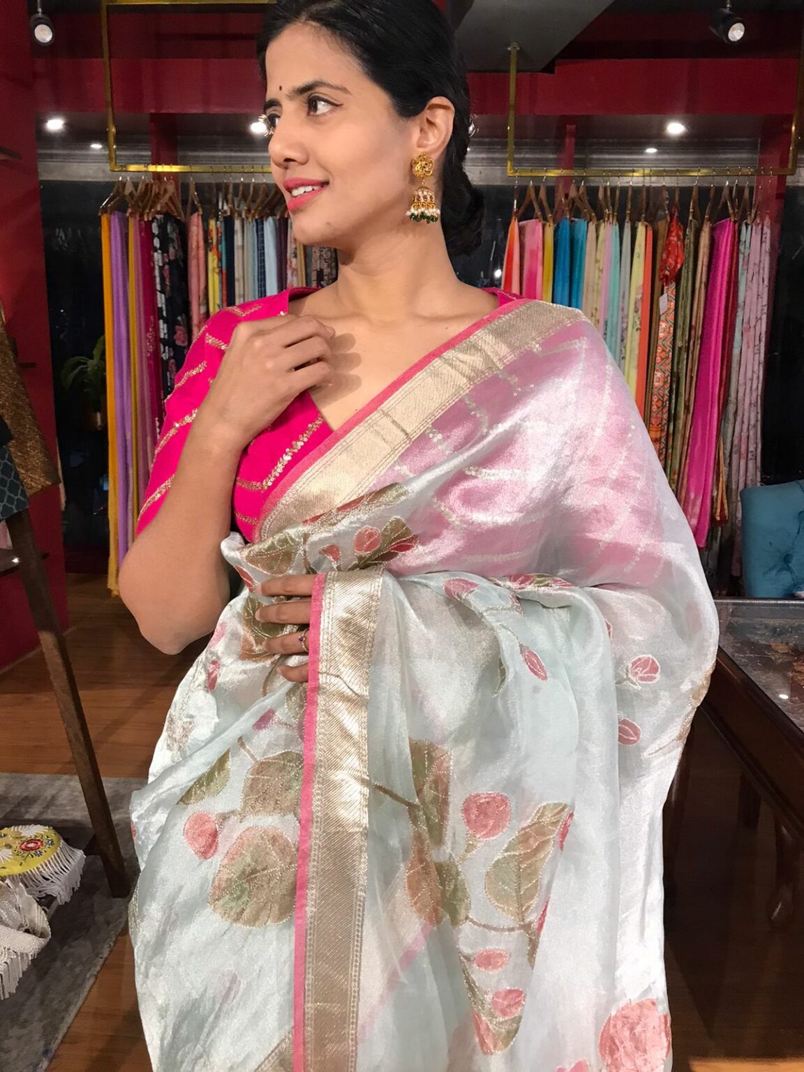 Tissue Silk Saree | Buy Tissue Sarees Online at Lowest Prices