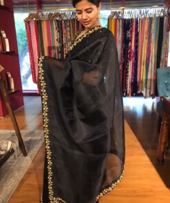 Organza saree by Mirra clothing.