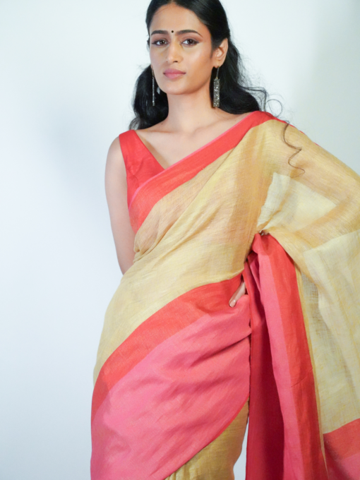 Soft and easy to drape saree by Mirra Clothing