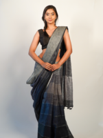 Easy to Drape Linen Saree by Mirra Clothing