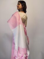 Formal Linen Saree By Mirra clothing