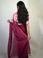 Light weight mul cotton saree for summer by Mirra Clothing