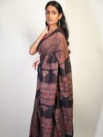 Drapes Well Ajrakh Printed Cotton Saree