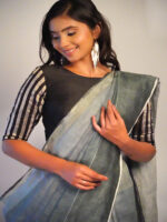 Beautiful Raw Silk Blouse By Mirra Clothing