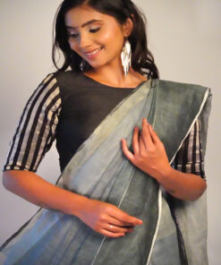 Beautiful Raw Silk Blouse By Mirra Clothing