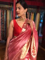 Light Texture Tissue Silk Saree by Mirra clothing