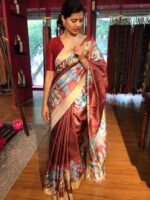 Elegant saree by Mirra clothing.