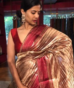 Tissue Silk Saree by Mirra Clothing