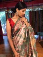 Party wear Tissue Silk Saree by Mirra Clothing