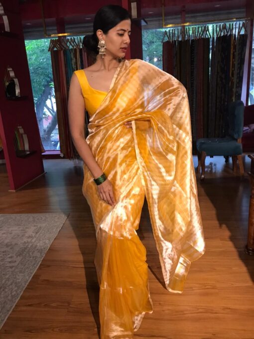 Elegant Wear Tissue Silk Saree by Mirra Clothing