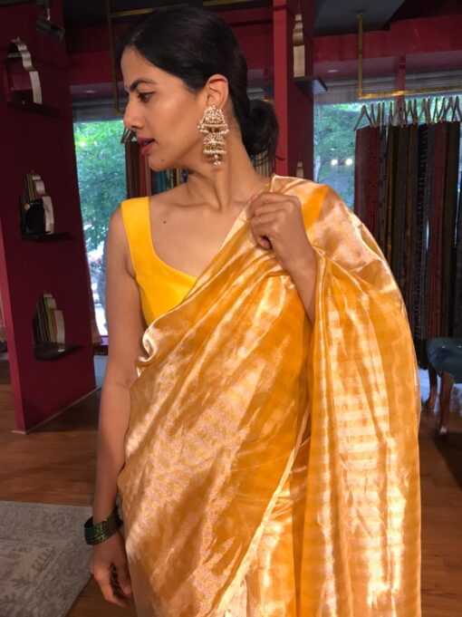 Light Wear Tissue Silk Saree by Mirra Clothing