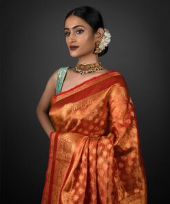 tissue silk saree by Mirra Clothing