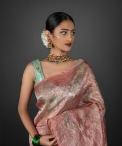 tissue silk saree by Mirra Clothing