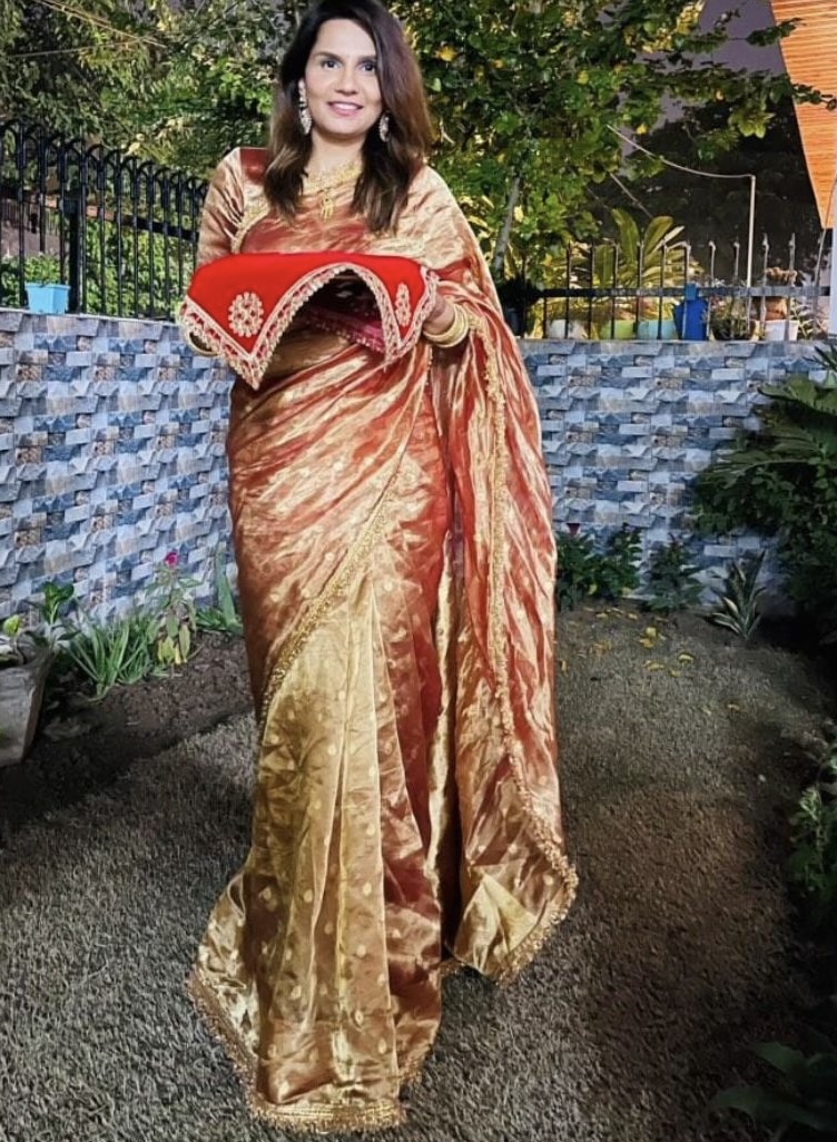 Loved Draping this saree 