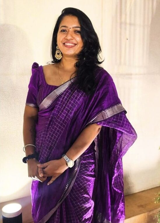 The saree is really really beautiful